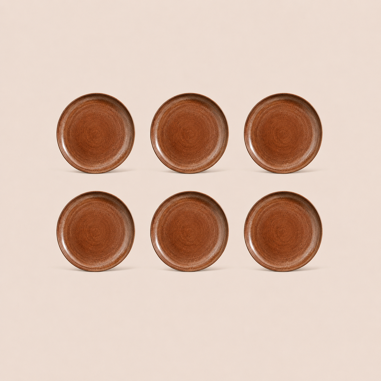 Earthlayers Earthenware Dessert Plates Set of 6 - Antelope Canyon