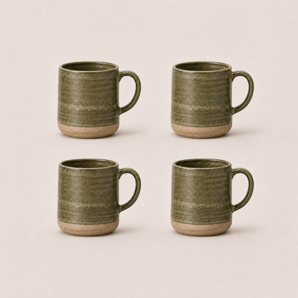 Earthlayers Earthenware Mug Set of 4 - Amazon Rainforest