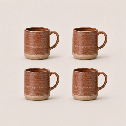 Earthlayers Earthenware Mug Set of 4 - Antelope Canyon